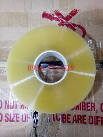 Băng keo cuộn lớn 1kg/cuộn lõi nhựa | Nhà sản xuất Băng keo Minh Sơn